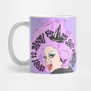 Candy is dandy but... Mug